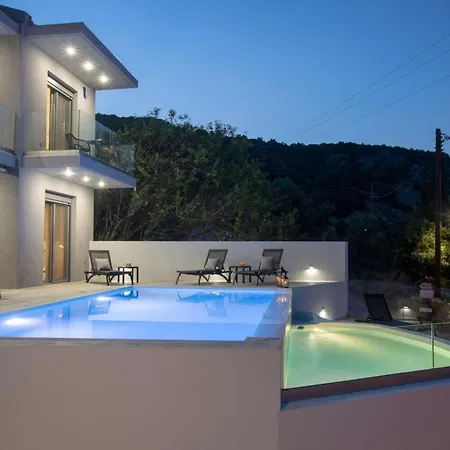 Aloft Luxury Villas Lefkada - Heated Pool Apolpaina Exterior photo